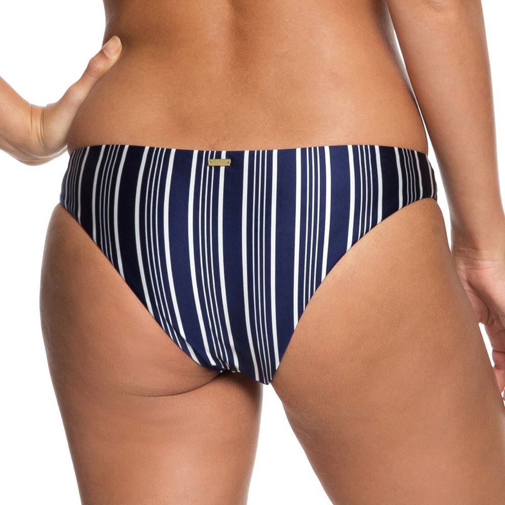 🌊Roxy Urban Waves Moderate Bikini Bottoms striped - Picture 1 of 3